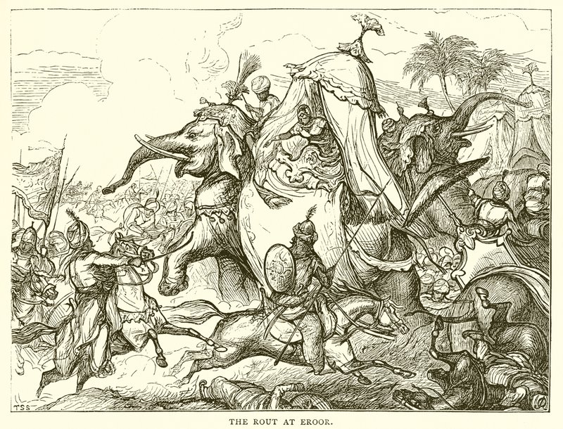De nederlaag bij Eroor door English School