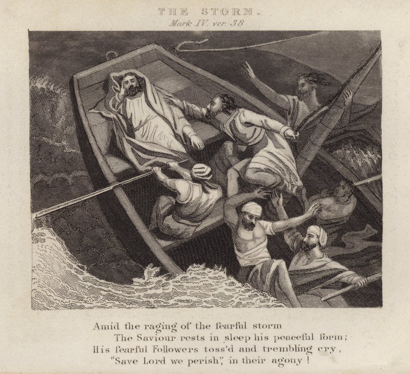 De storm, Marcus IV, vers 38 door English School
