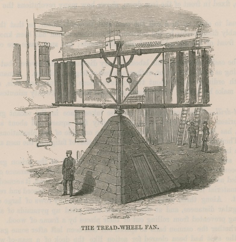 De tredrad ventilator door English School
