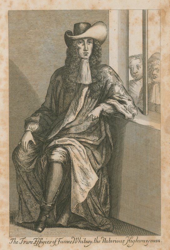 Het ware beeltenis van James Whitney, de beruchte struikrover door English School