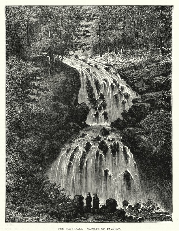 De waterval, Cascade van Faymont door English School