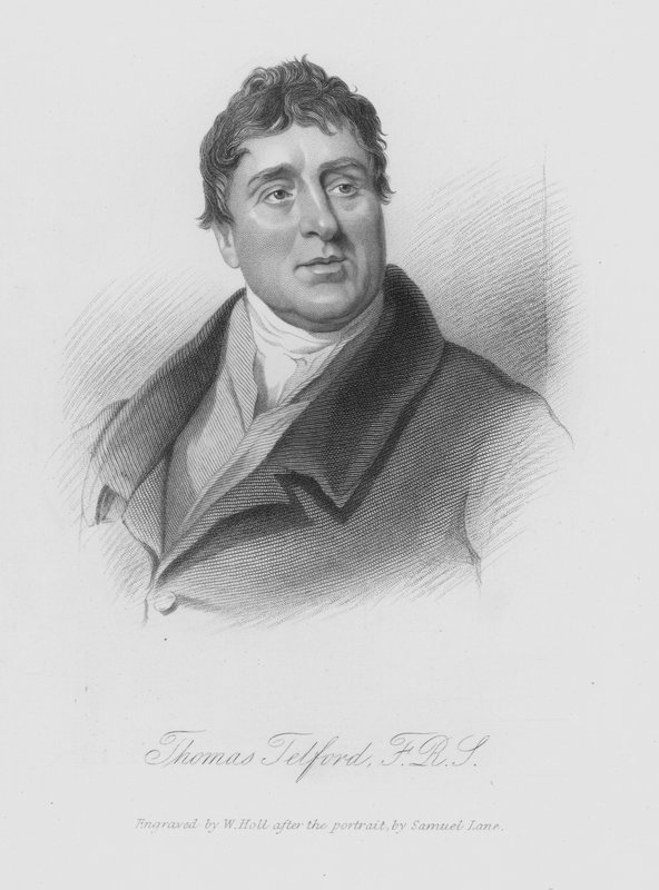 Thomas Telford (gravure) door English School