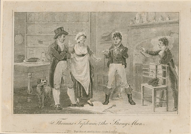 Thomas Topham, de sterke man van Islington door English School