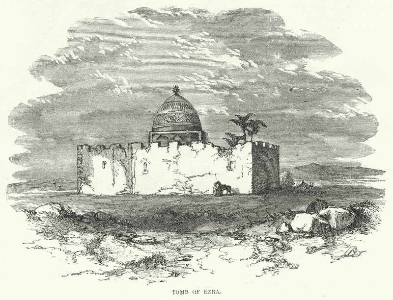 Graf van Ezra (gravure) door English School
