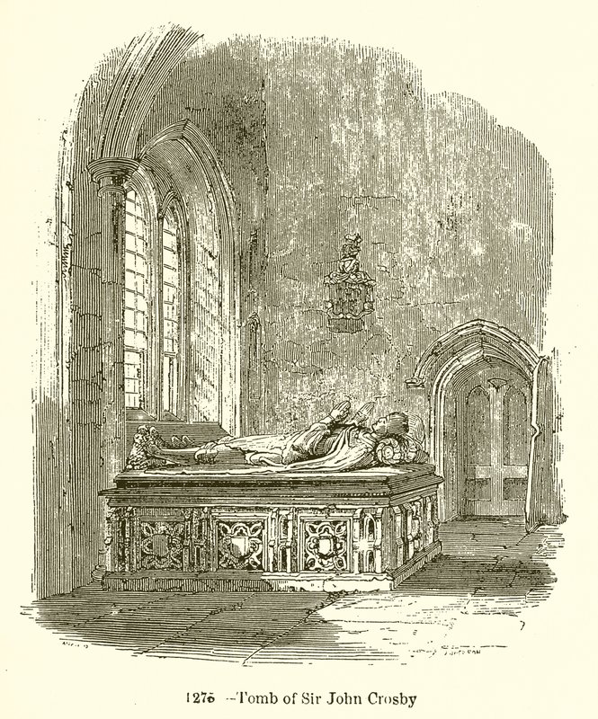 Graf van Sir John Crosby door English School