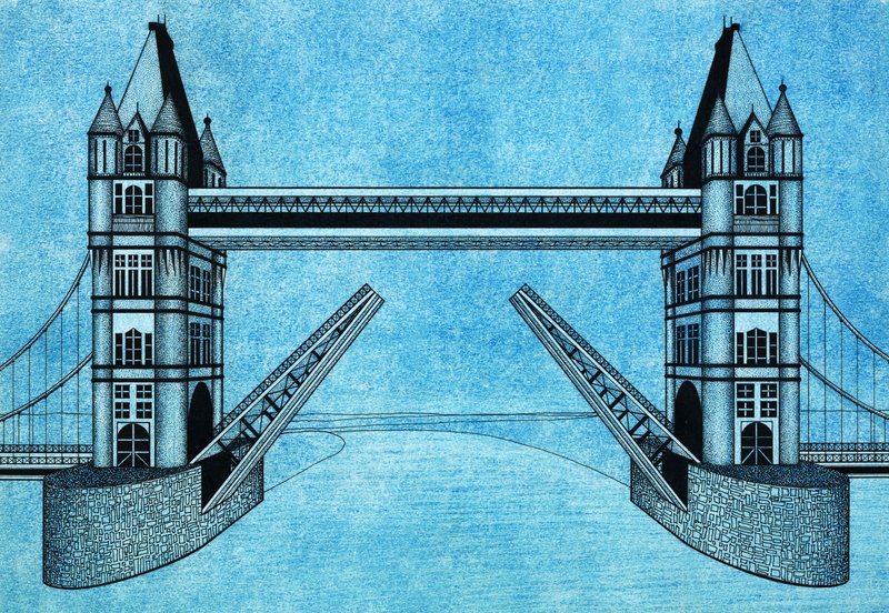 Tower Bridge, Londen door English School