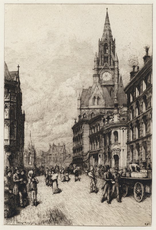 Stadhuis, Manchester door English School
