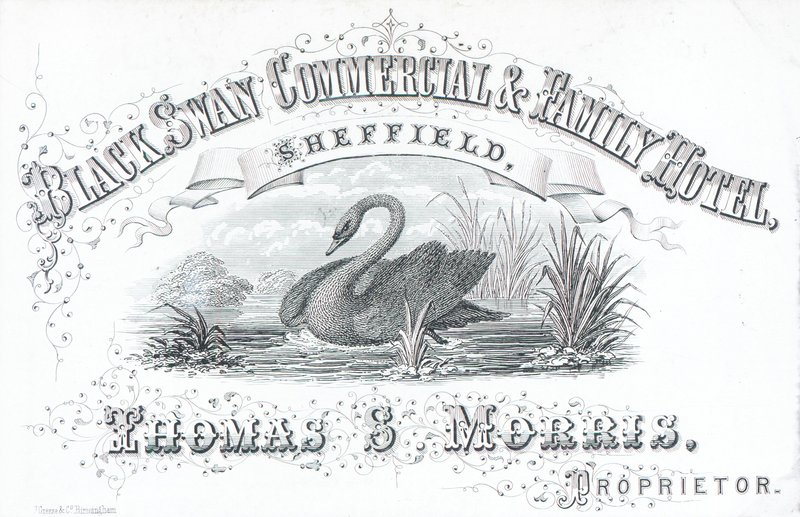 Handelskaart, Black Swan Commercial & Family Hotel door English School