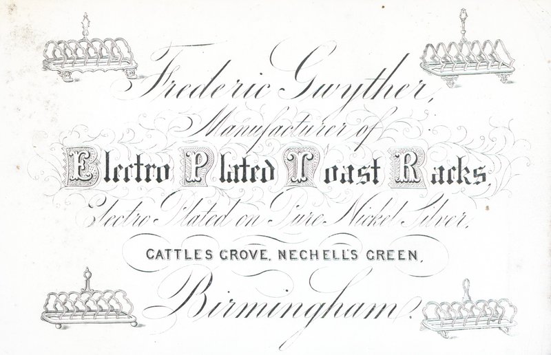 Handelskaart, Frederic Gwyther door English School