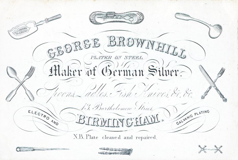Handelskaart, George Brownhill door English School