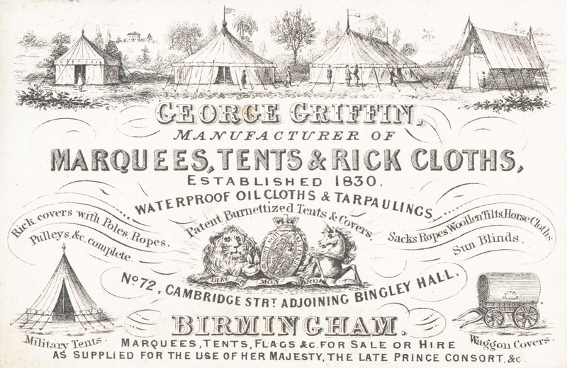 Handelskaart, George Griffin door English School