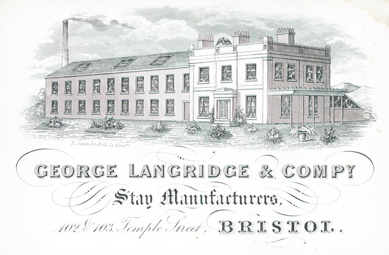 Handelskaart, George Langridge & Company door English School