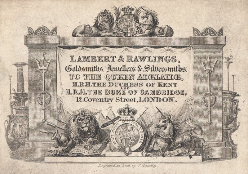 Handelskaart, Lambert & Rawlings door English School