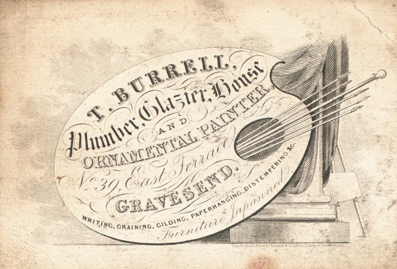 Handelskaart, T Burrell door English School