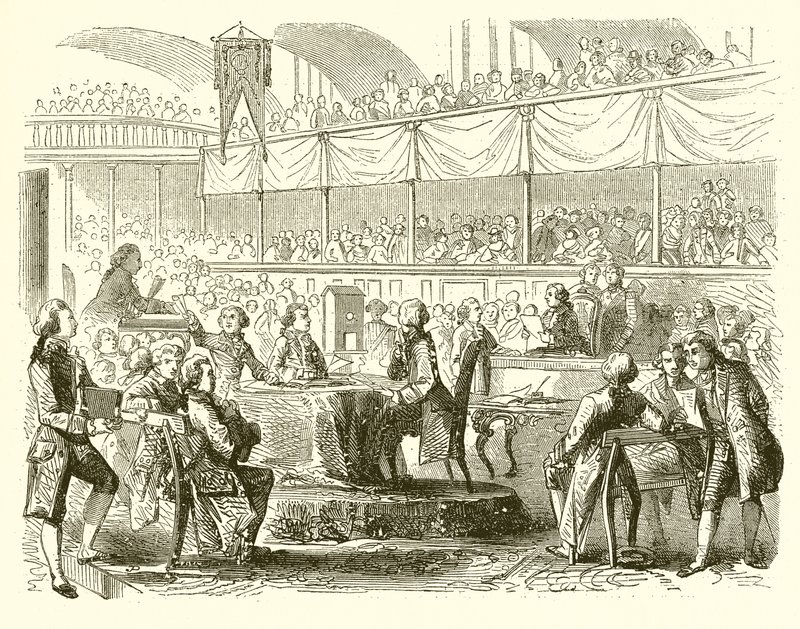 Proces van Lodewijk XVI door English School