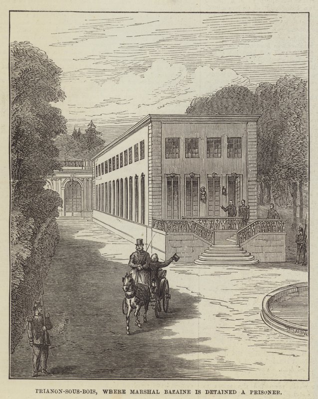 Trianon-sous-Bois, waar maarschalk Bazaine gevangen wordt gehouden door English School
