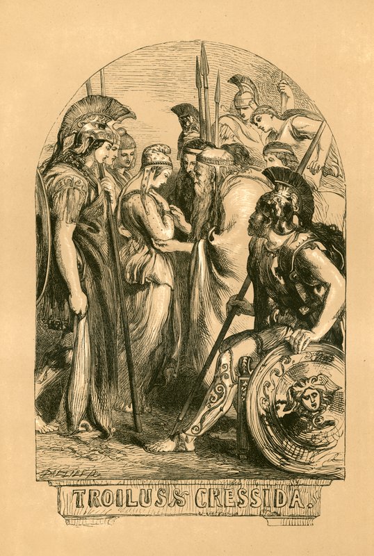 Troilus en Cressida door English School