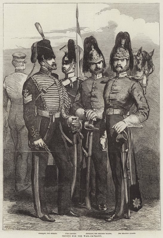 Troepen voor de Oorlog, Cavalerie door English School