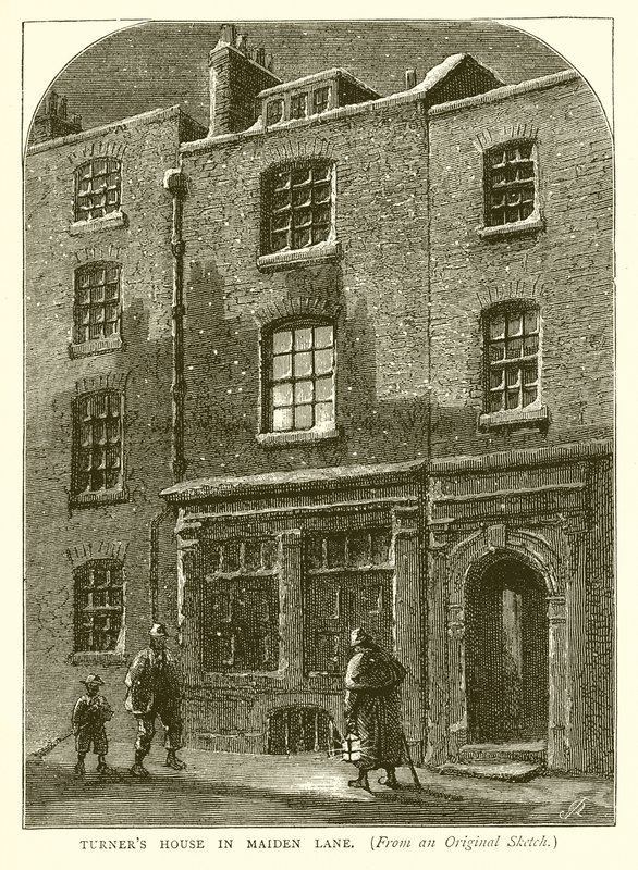 Turners Huis in Maiden Lane door English School