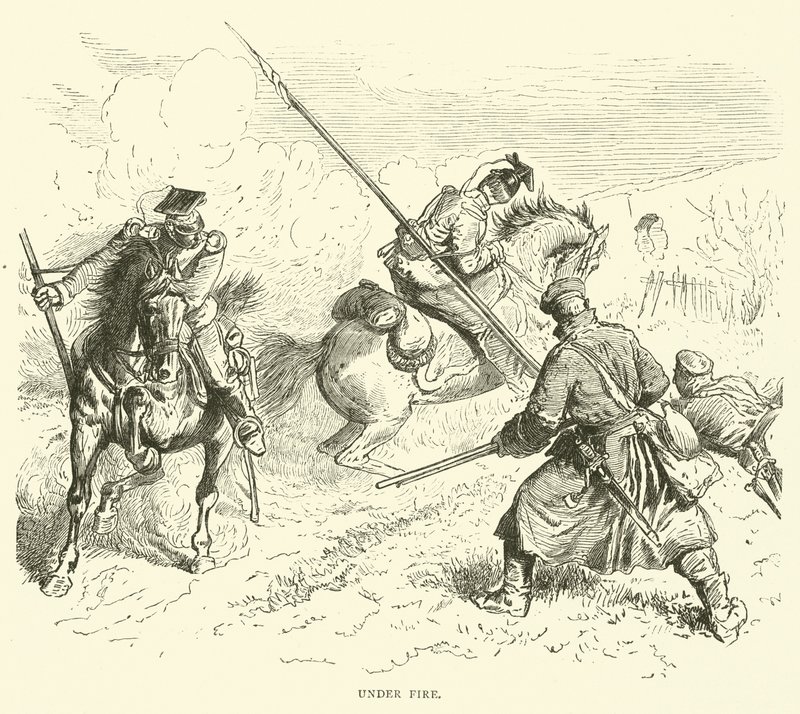 Onder vuur, september 1870 door English School