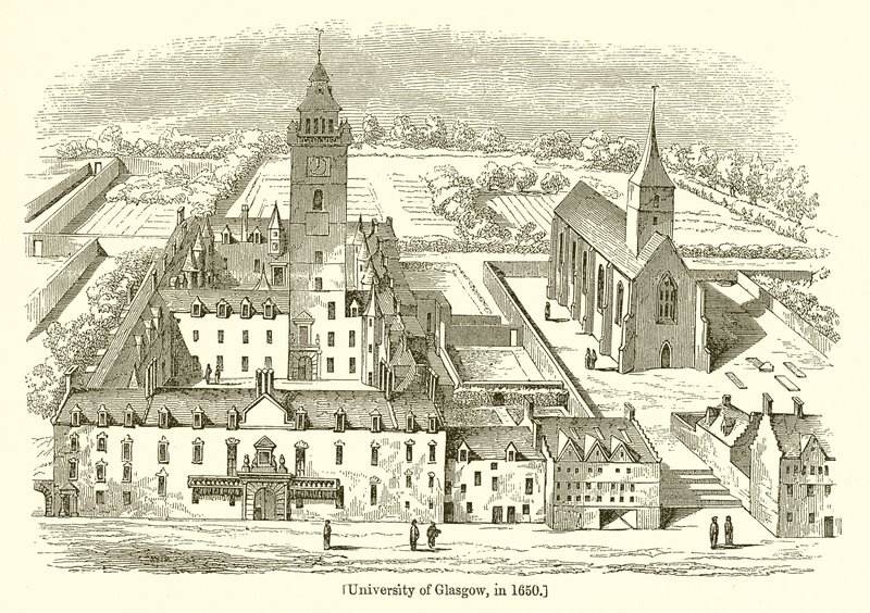 Universiteit van Glasgow, in 1650 door English School