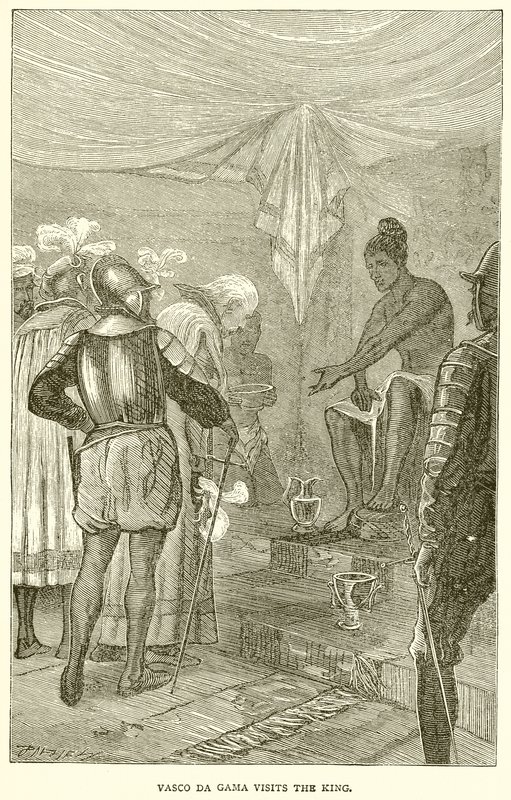 Vasco da Gama bezoekt de koning door English School