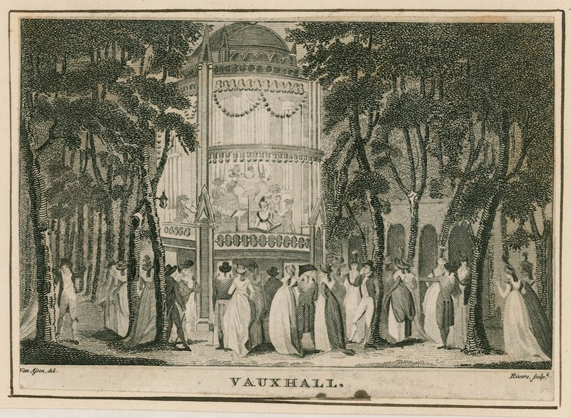 Vauxhall Gardens, Londen door English School