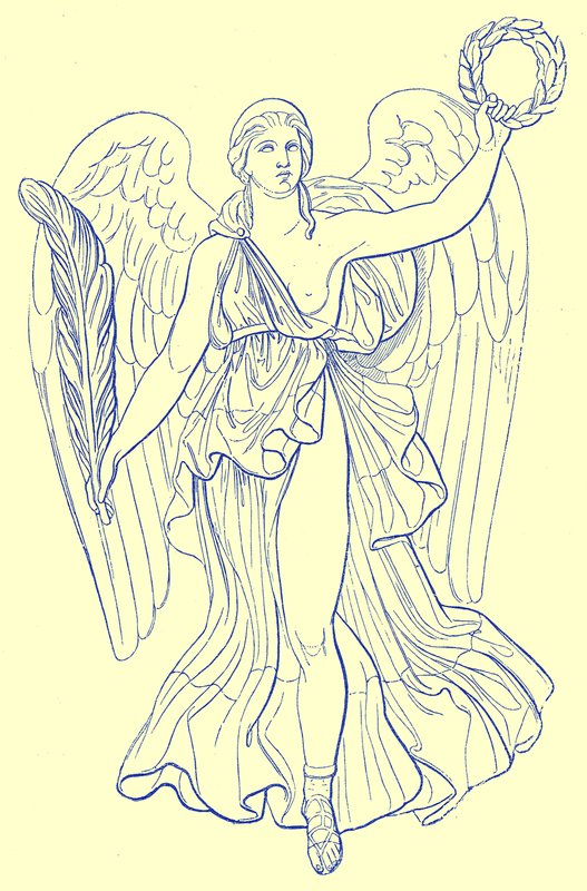 Overwinning, München Collectie, illustratie voor Historisch Ornament door James Ward, 1897 door English School
