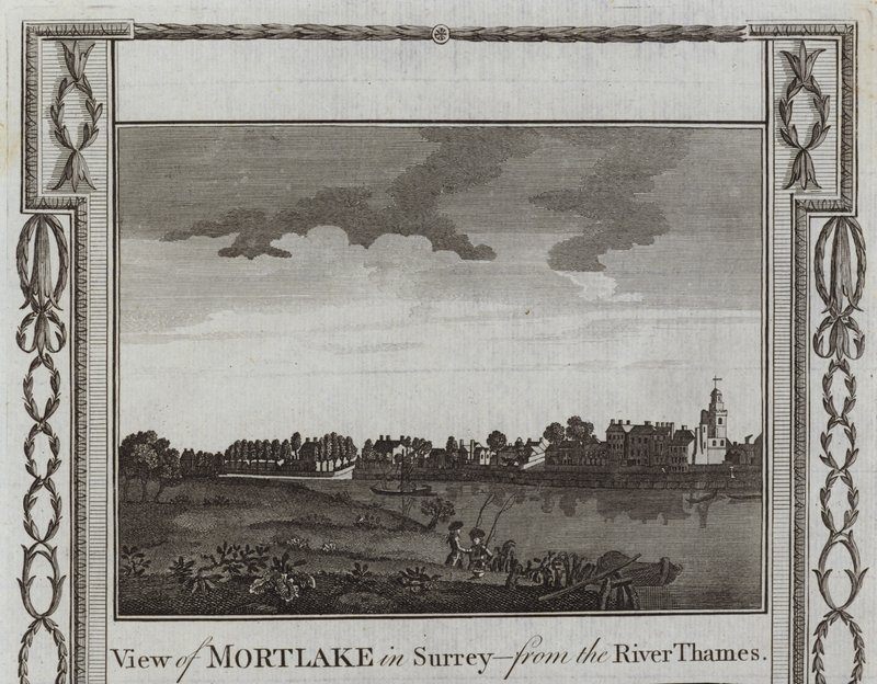 Uitzicht op Mortlake door English School
