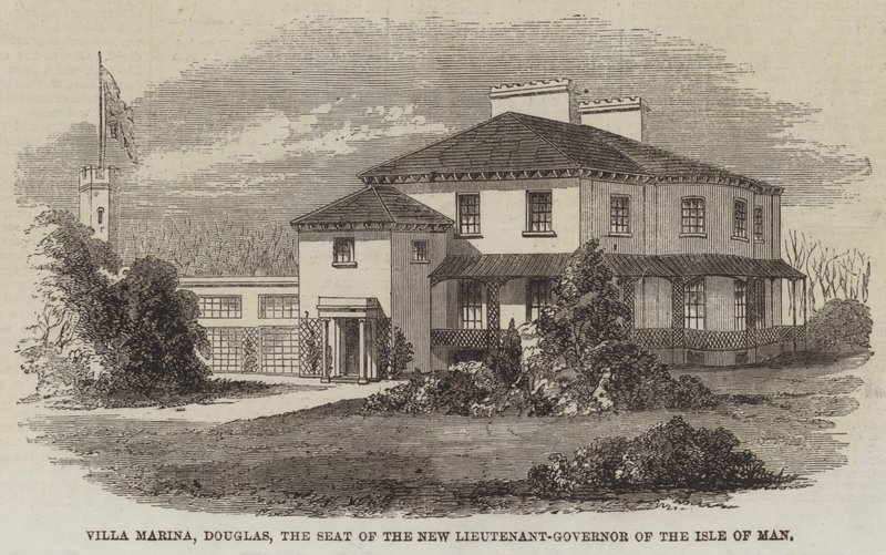 Villa Marina, Douglas, de zetel van de nieuwe luitenant-gouverneur van het eiland Man door English School