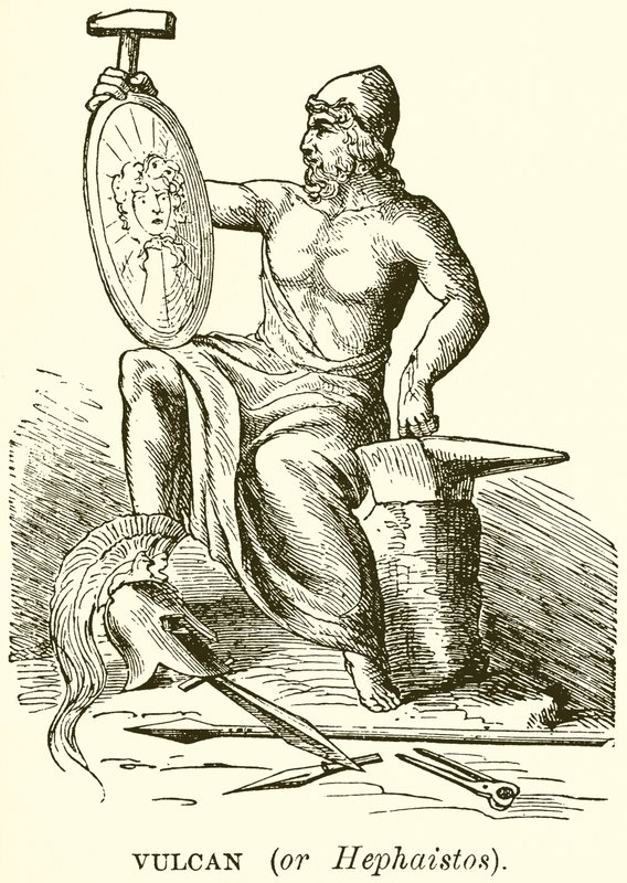 Vulcanus (of Hephaistos) door English School
