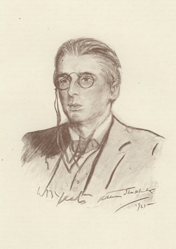 W B Yeats, Ierse Dichter door English School