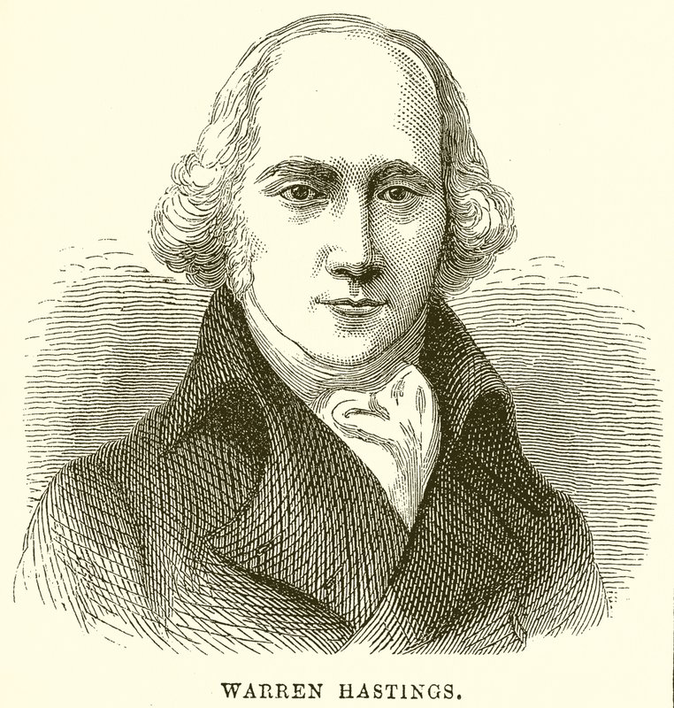 Warren Hastings door English School