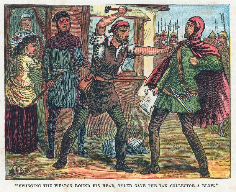 Wat Tyler geeft de belastinginner een klap door English School