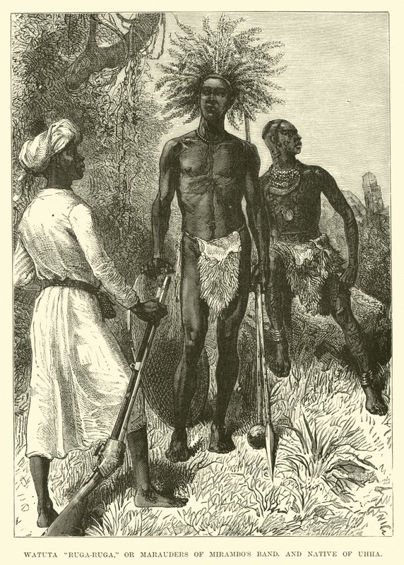 Watuta Ruga-Ruga, of plunderaars van de bende van Mirambo, en inboorling van Uhha door English School