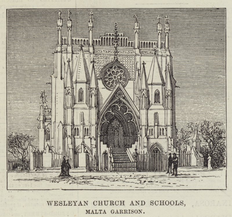 Wesleyan Kerk en Scholen, Malta Garrison door English School