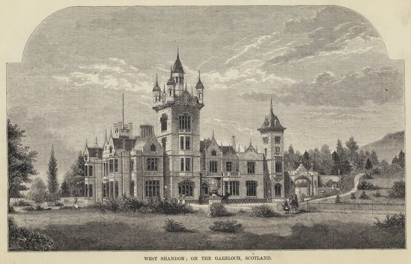 West Shandon, aan de Gareloch, Schotland door English School