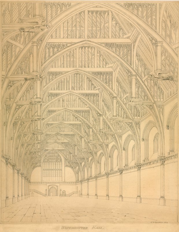 Westminster Hall, 1814 door English School