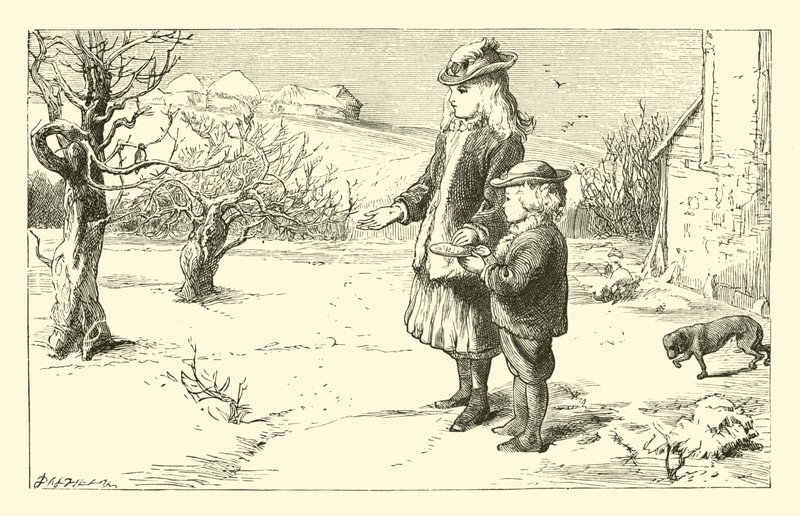 Wanneer de sneeuw op de grond ligt door English School
