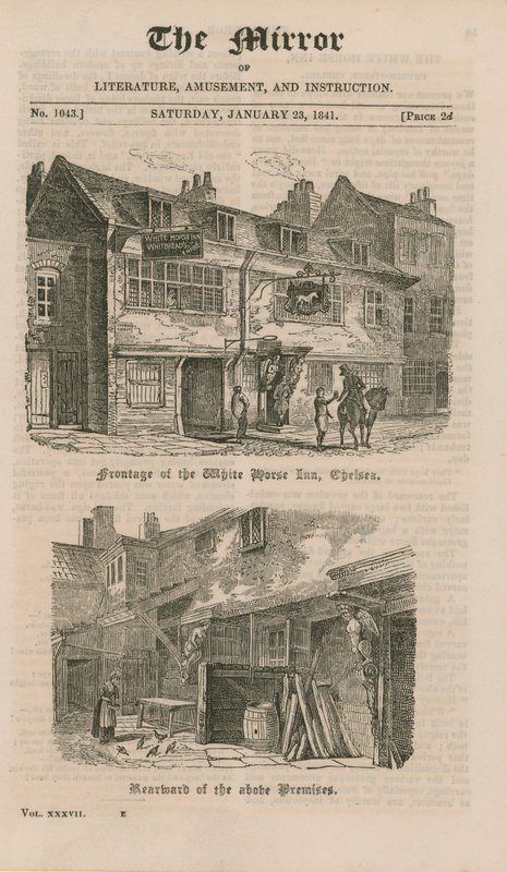 White Horse Inn door English School
