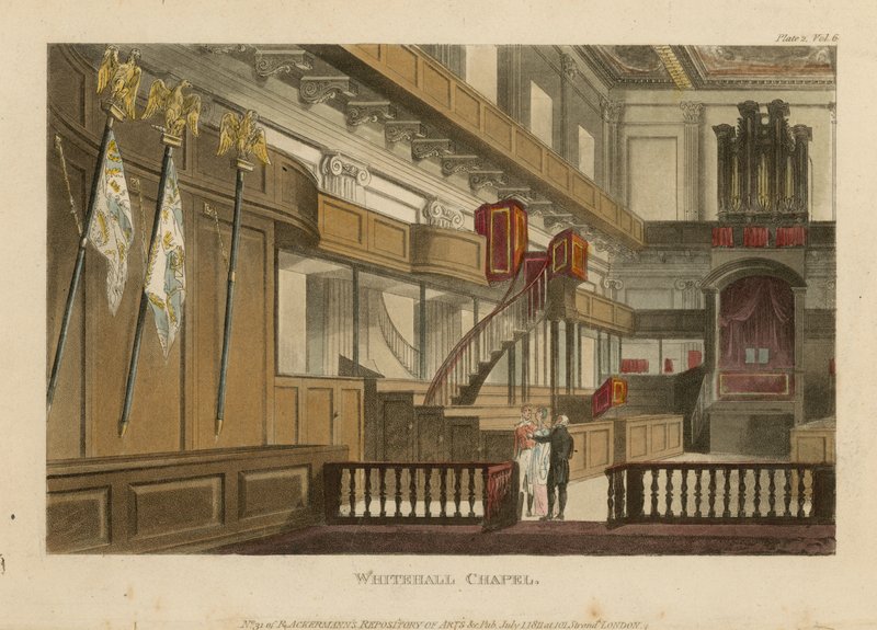Whitehall Kapel in Whitehall door English School