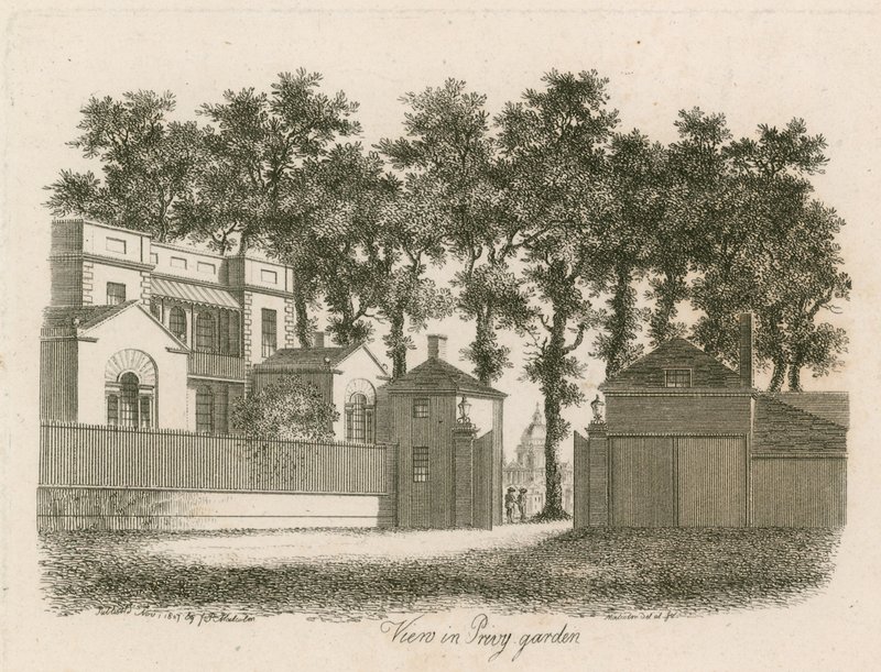 Whitehall Court of Yard, Vanbrugh House, gesloopt in 1898 door English School
