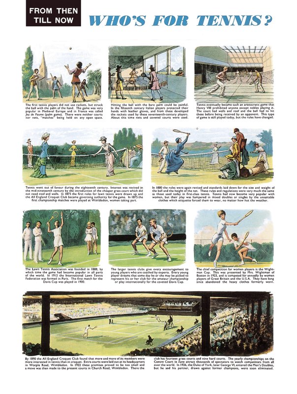 Wie is voor tennis door English School