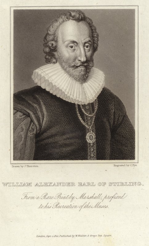 William Alexander, 1e Graaf van Stirling (ca. 1570 - 12 september 1640) door English School