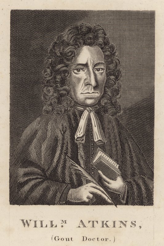 William Atkins, jichtdokter door English School