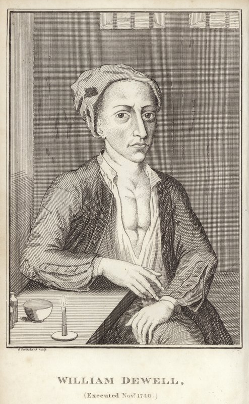 William Dewell, geëxecuteerd november 1740 door English School