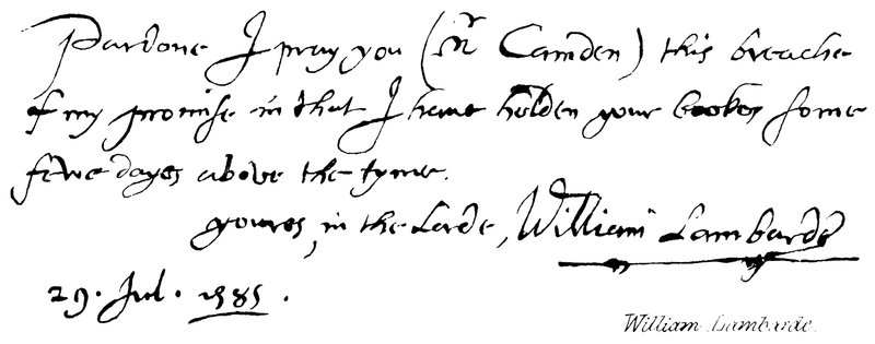William Lambarde door English School