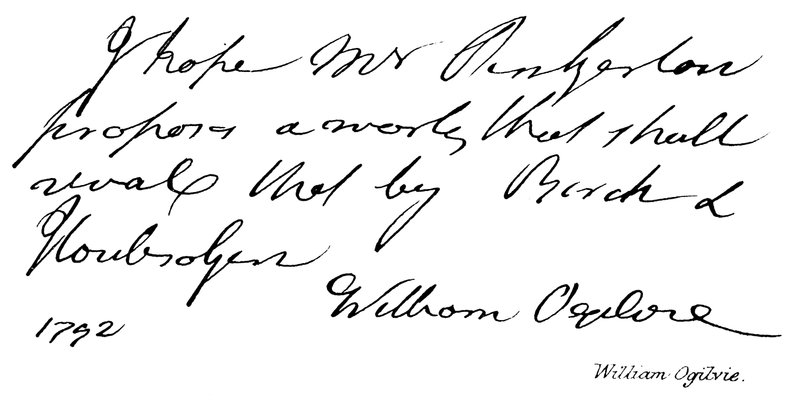 William Ogilvie door English School