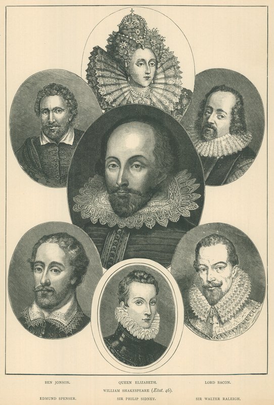 William Shakespeare en zijn tijdgenoten door English School