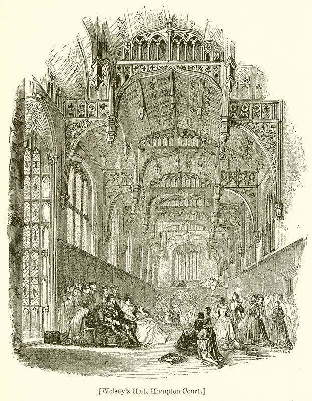 Wolseys Hal, Hampton Court door English School